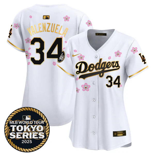 Women's Dodgers Tokyo Series 2025 Vapor Premier Limited Jersey V2 - Stitched