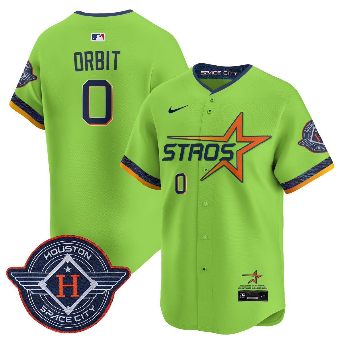 Houston Astros 2025 City Connect Vapor Limited Jersey - All Stitched