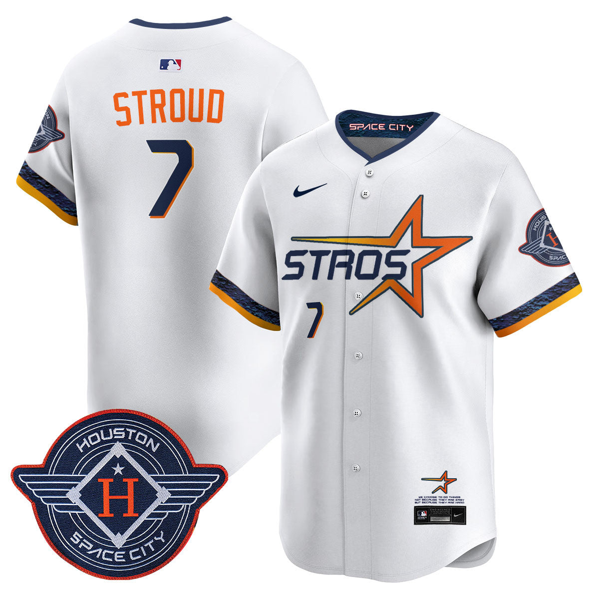 Houston Astros 2025 City Connect Vapor Limited Jersey - All Stitched