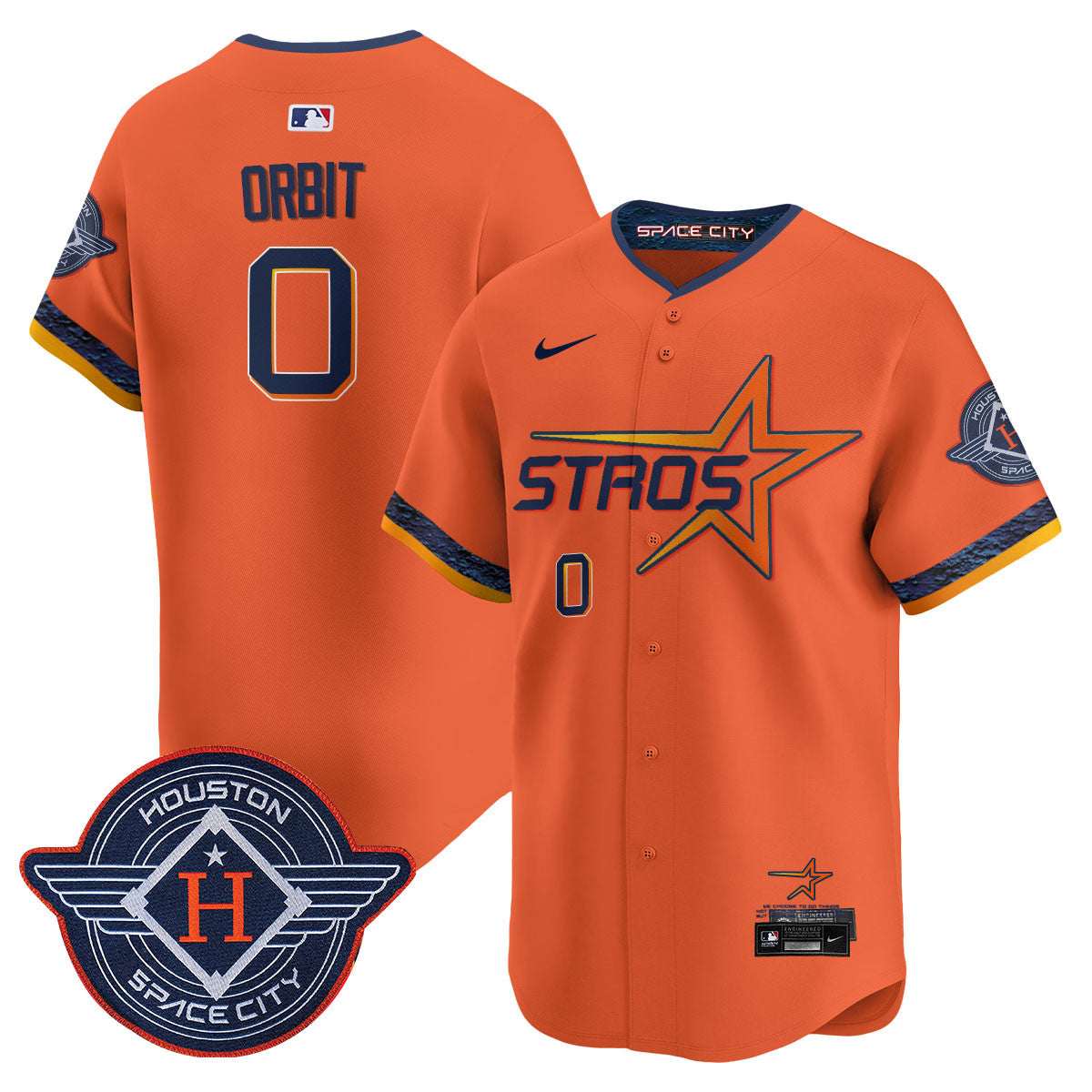 Houston Astros 2025 City Connect Vapor Limited Jersey - All Stitched