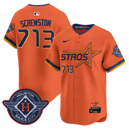 Houston Astros 2025 City Connect Vapor Limited Jersey - All Stitched