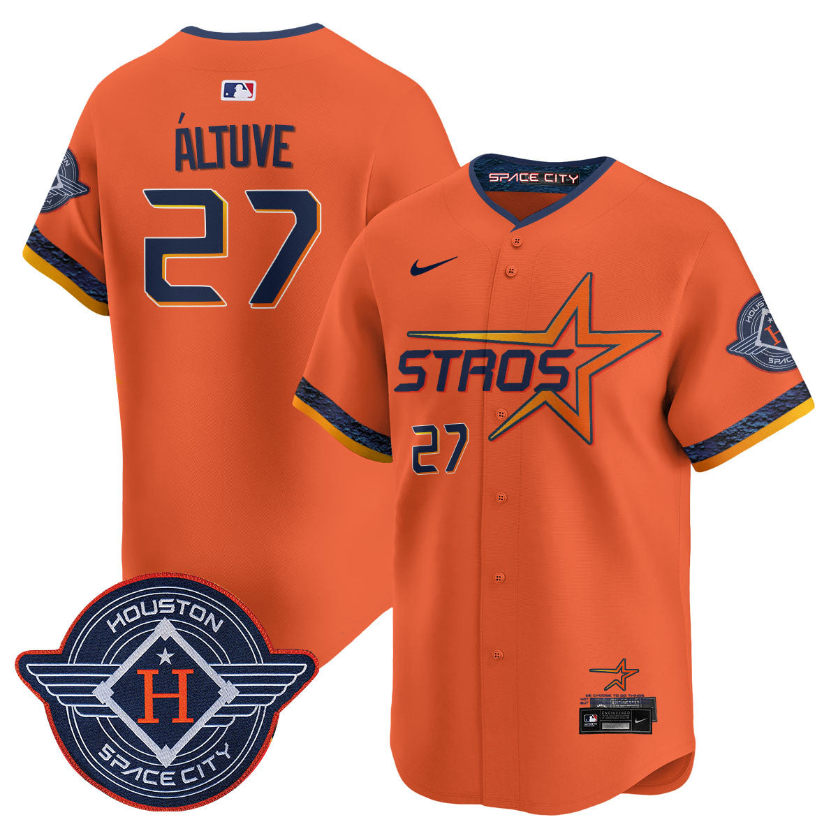 Houston Astros 2025 City Connect Vapor Limited Jersey - All Stitched