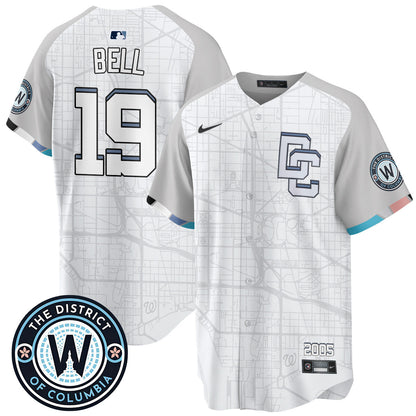Men's Washington Nationals 2025 City Connect Limited Jersey - All Stitched