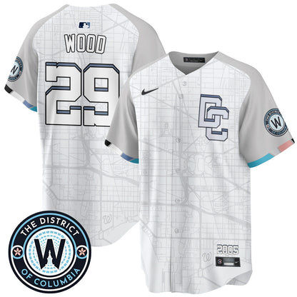 Men's Washington Nationals 2025 City Connect Limited Jersey - All Stitched