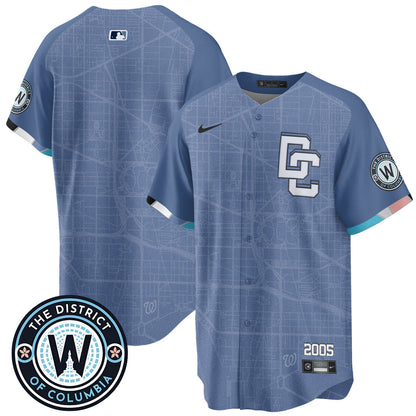Men's Washington Nationals 2025 City Connect Limited Jersey - All Stitched