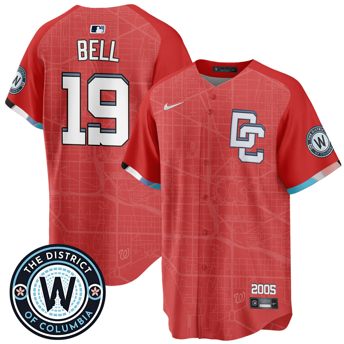 Men's Washington Nationals 2025 City Connect Limited Jersey - All Stitched