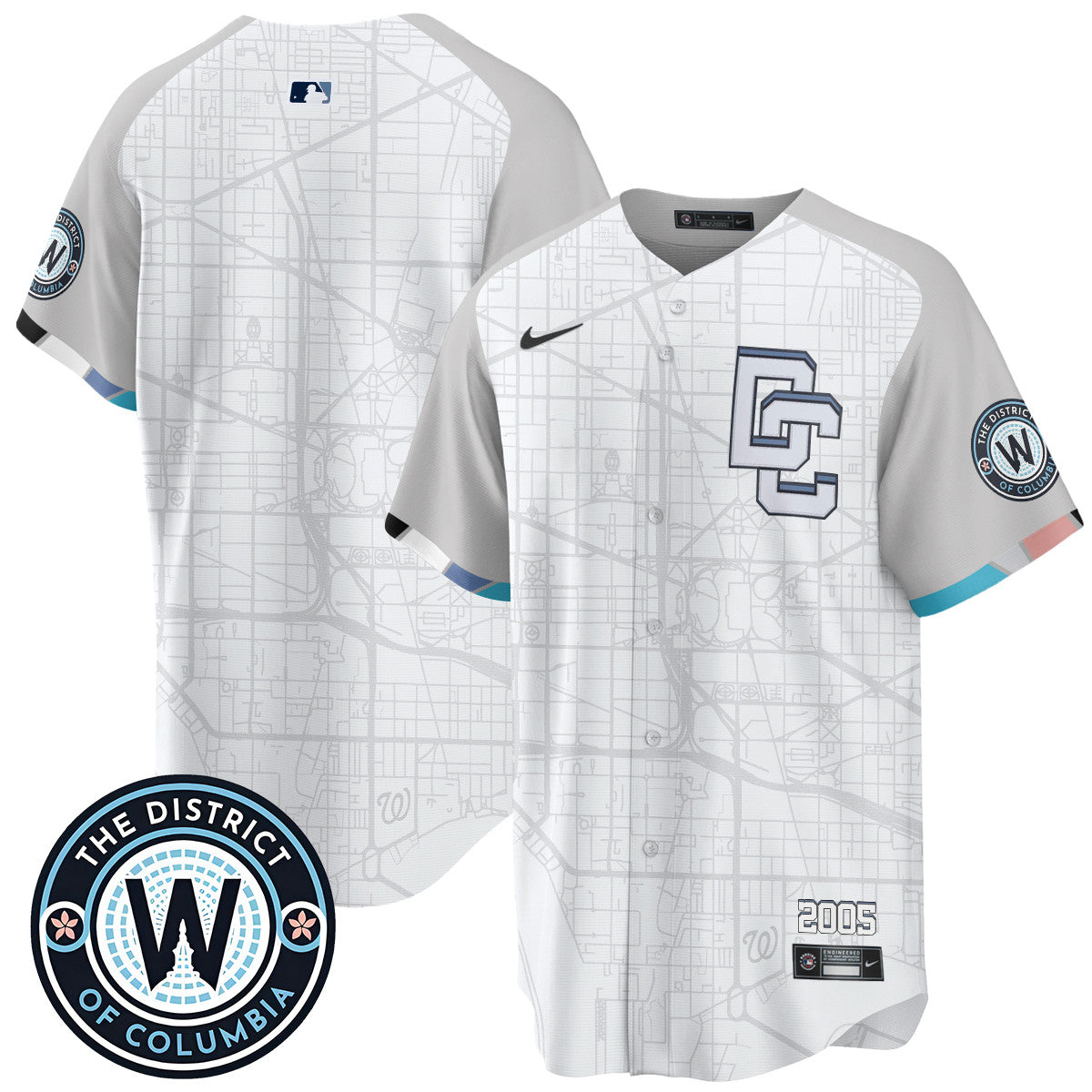 Men's Washington Nationals 2025 City Connect Limited Jersey - All Stitched