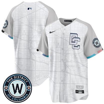 Men's Washington Nationals 2025 City Connect Limited Jersey - All Stitched