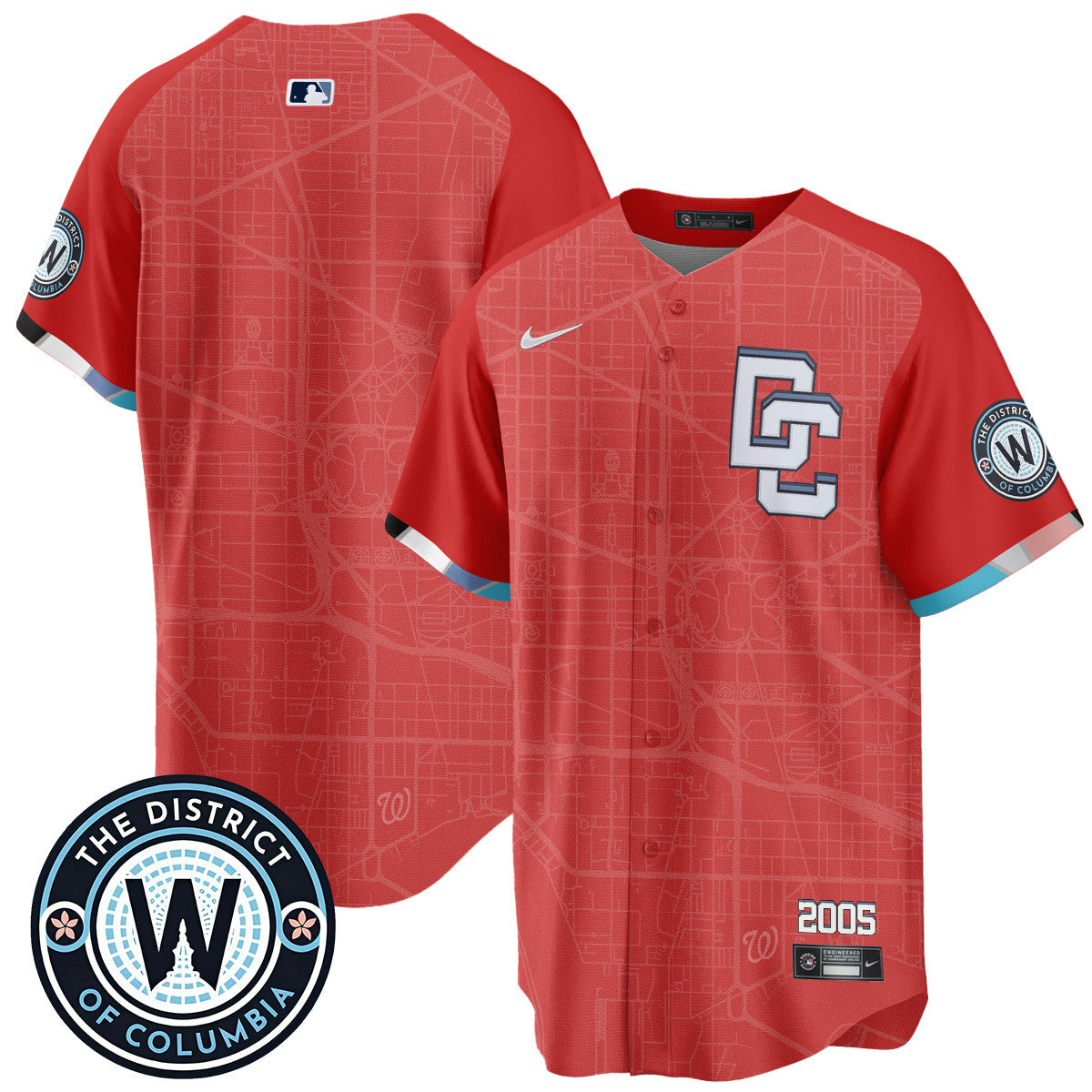 Men's Washington Nationals 2025 City Connect Limited Jersey - All Stitched