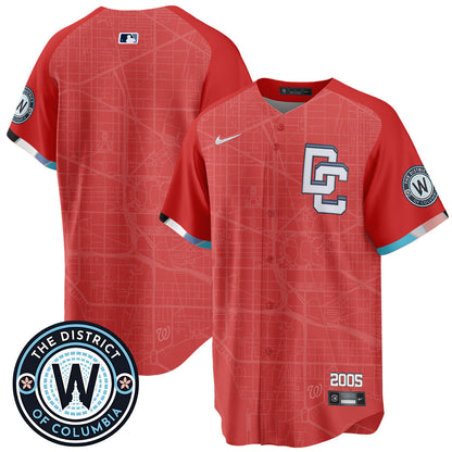 Men's Washington Nationals 2025 City Connect Limited Jersey - All Stitched
