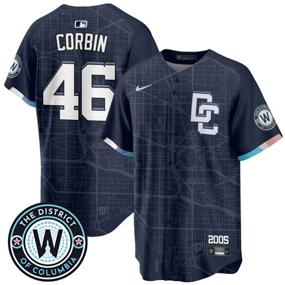 Men's Washington Nationals 2025 City Connect Limited Jersey - All Stitched