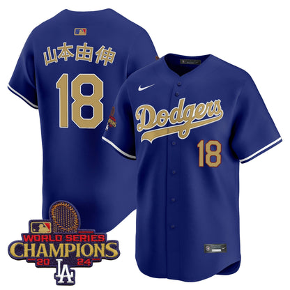 Men's Dodgers 2025 Gold Vapor Premier Limited Jersey - All Stitched