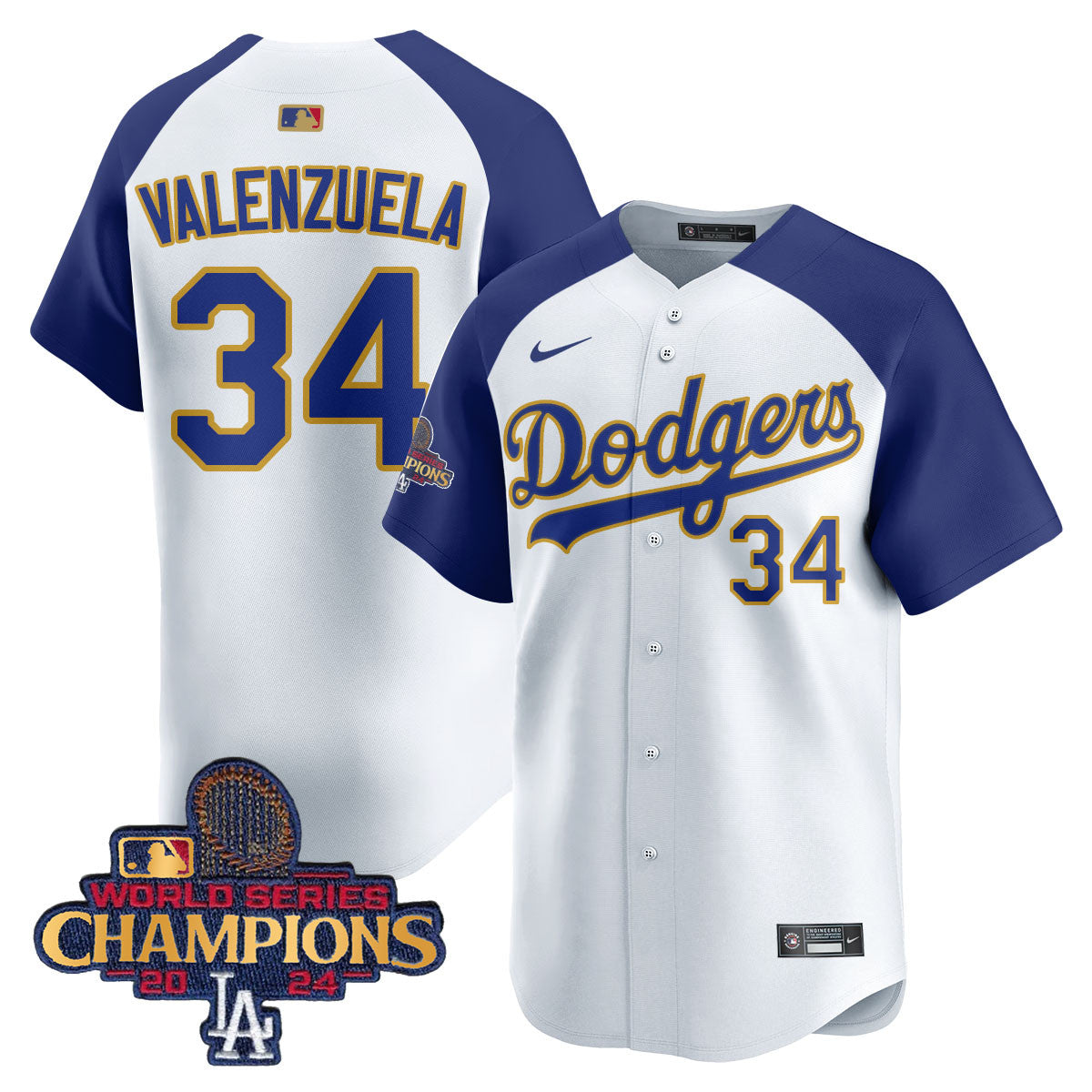 Men's Los Angeles Dodgers Gold 2025 Jersey - All Stitched