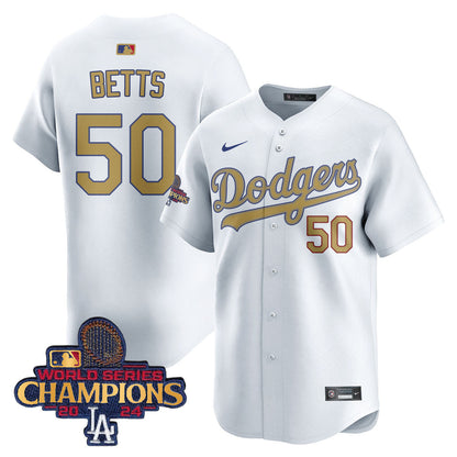 Men's Los Angeles Dodgers Gold 2025 Jersey - All Stitched