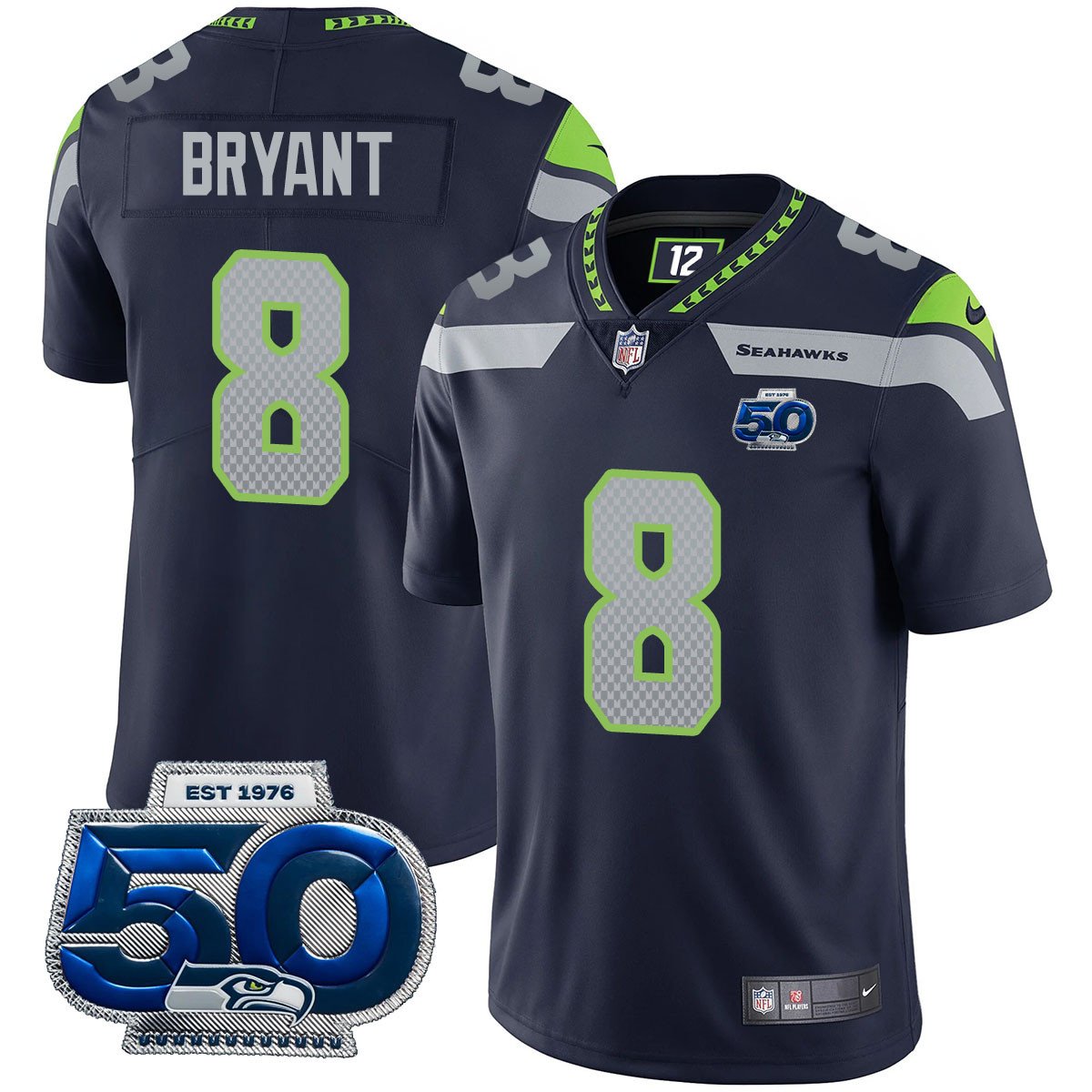 Men'sSEA 50th Season Vapor Limited Jersey - All Stitched