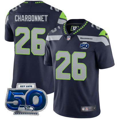 Men'sSEA 50th Season Vapor Limited Jersey - All Stitched