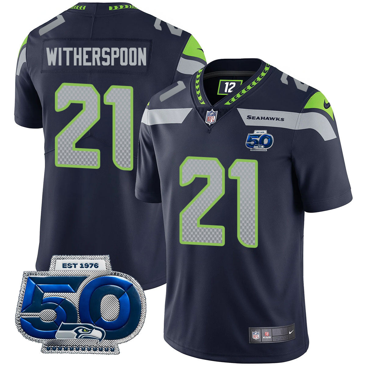 Men'sSEA 50th Season Vapor Limited Jersey - All Stitched