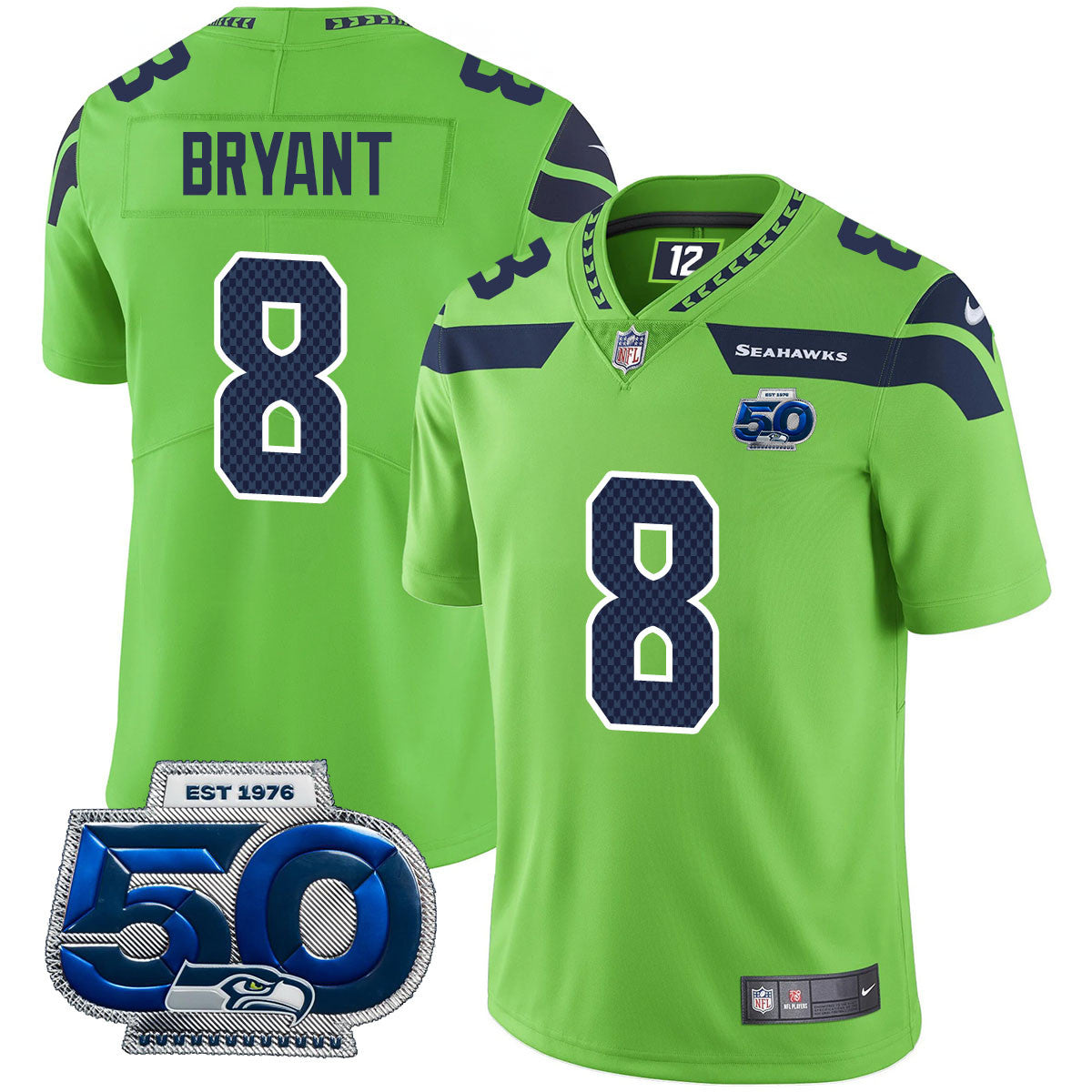 Men'sSEA 50th Season Vapor Limited Jersey - All Stitched
