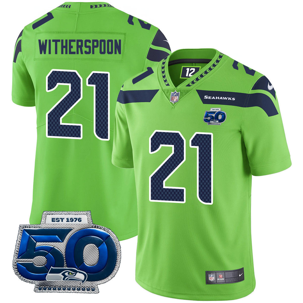 Men'sSEA 50th Season Vapor Limited Jersey - All Stitched