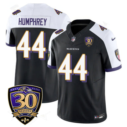 Men's Baltimore Ravens Limited 30th Season Jersey - All Stitched