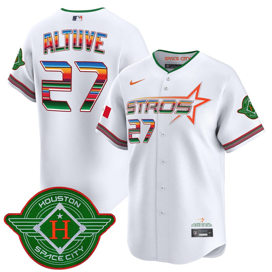 Men's Astros 2025 City Connect Mexico Vapor Premier Limited Jersey - All Stitched