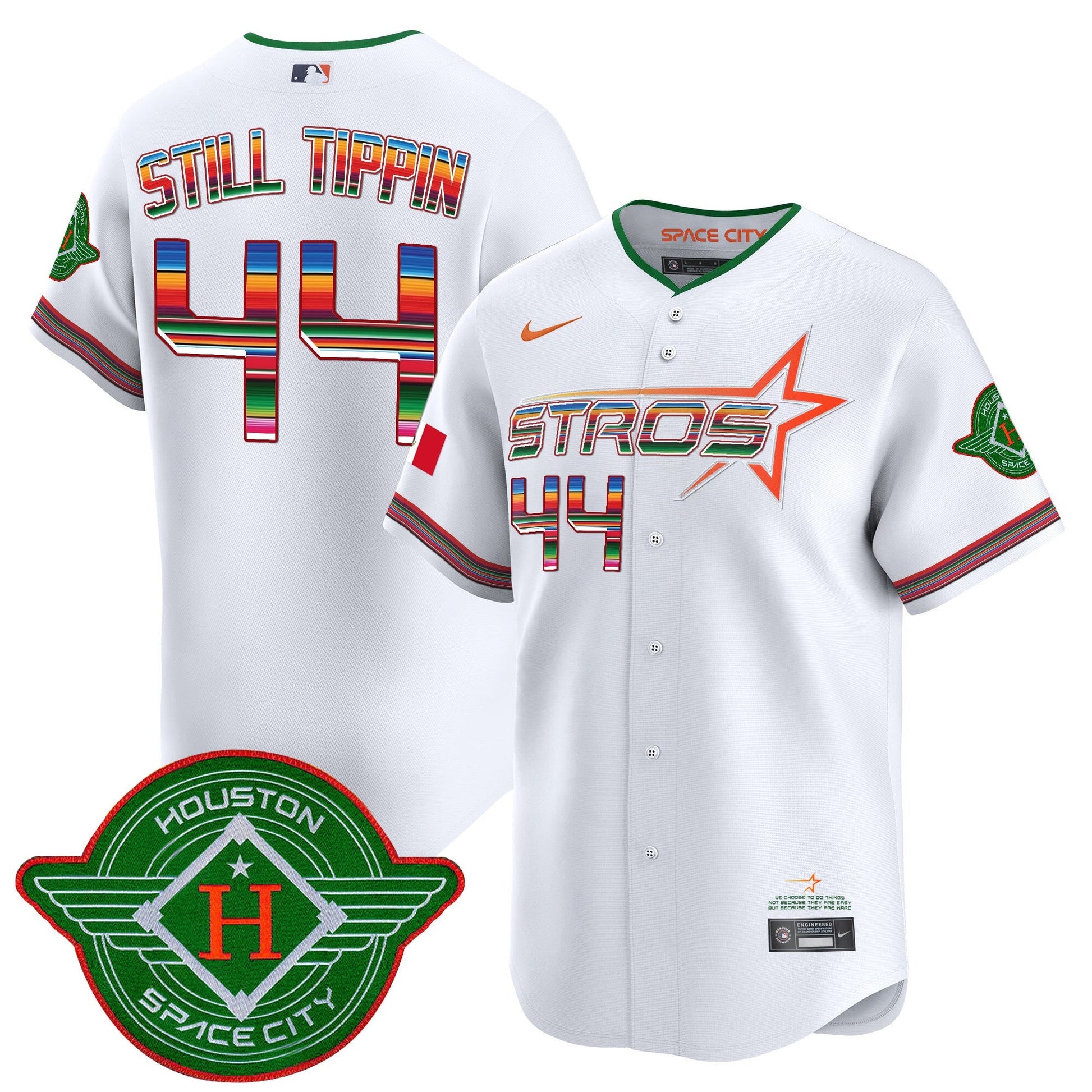 Men's Astros 2025 City Connect Mexico Vapor Premier Limited Jersey - All Stitched