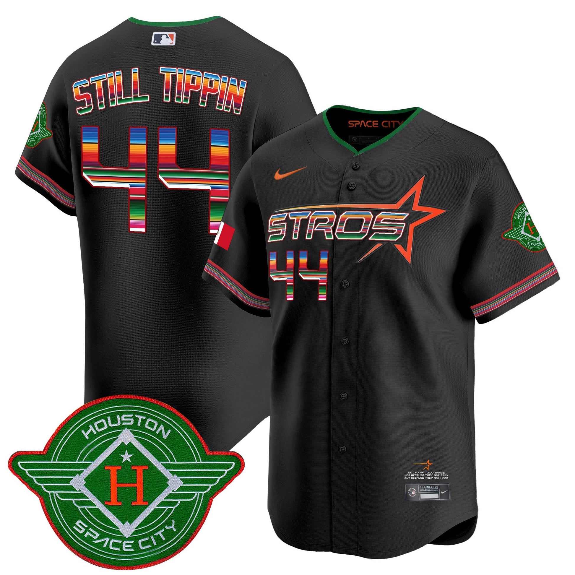 Men's Astros 2025 City Connect Mexico Vapor Premier Limited Jersey - All Stitched