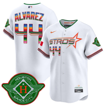 Men's Astros 2025 City Connect Mexico Vapor Premier Limited Jersey - All Stitched