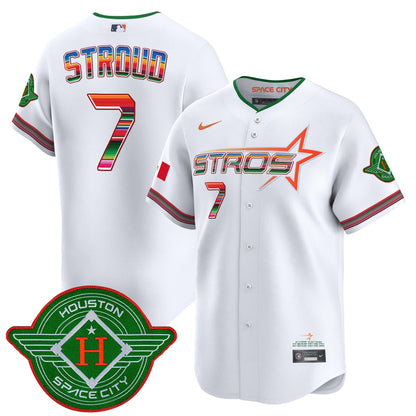 Men's Astros 2025 City Connect Mexico Vapor Premier Limited Jersey - All Stitched