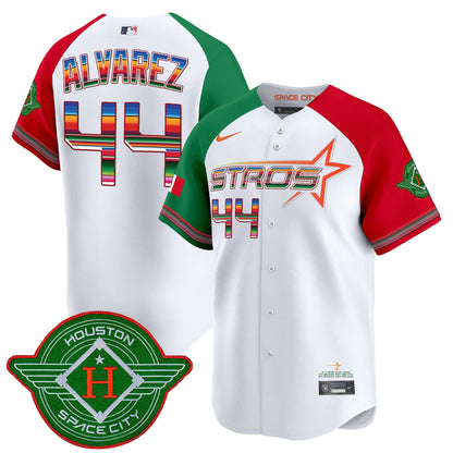 Men's Astros 2025 City Connect Mexico Vapor Premier Limited Jersey - All Stitched