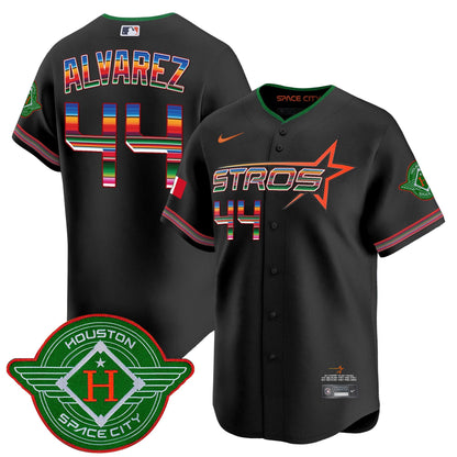 Men's Astros 2025 City Connect Mexico Vapor Premier Limited Jersey - All Stitched