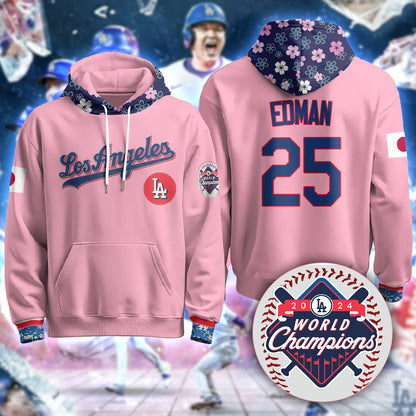 Los Angeles Dodgers Japanese Heritage Night Hoodie - All Stitched