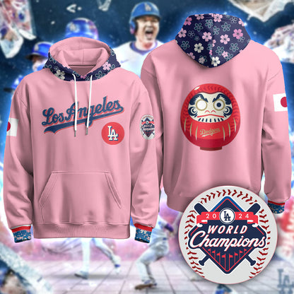 Los Angeles Dodgers Japanese Heritage Night Hoodie - All Stitched