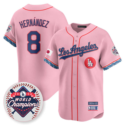 Men's Los Angeles Dodgers Japanese Heritage Night Jersey - All Stitched