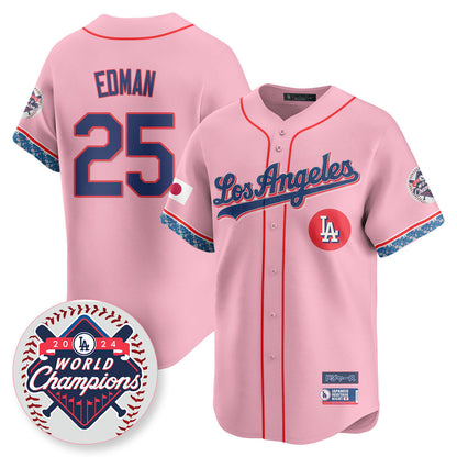 Men's Los Angeles Dodgers Japanese Heritage Night Jersey - All Stitched