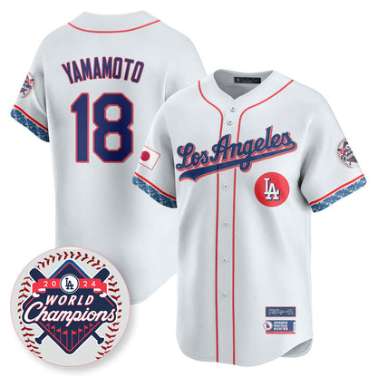 Men's Los Angeles Dodgers Japanese Heritage Night Jersey - All Stitched