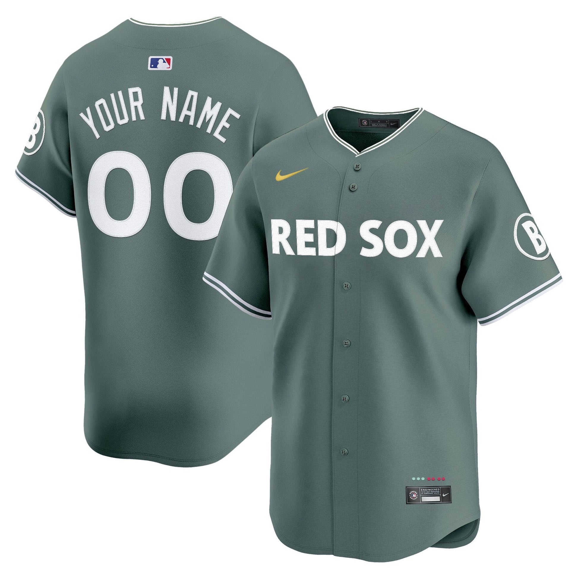 Boston Red Sox 2025 City Connect Vapor Premier Limited Custom Jersey - All Stitched