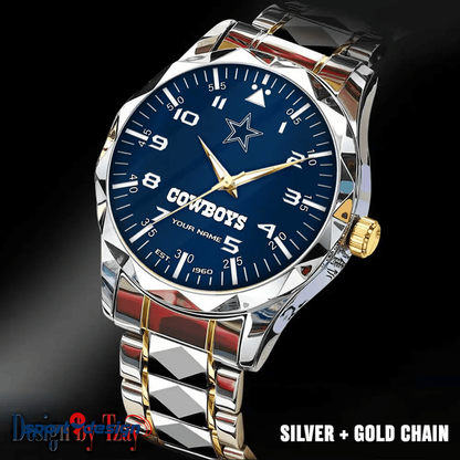 Dallas Cowboys Luxury Diamond Men Watch Trending 2025