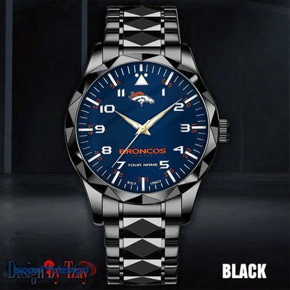 Denver Broncos Luxury Diamond Men Watch Trending 2025