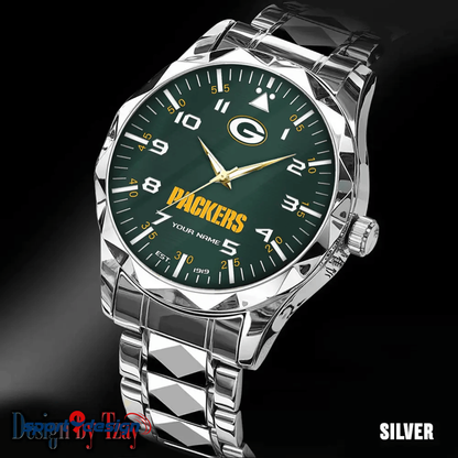 Green Bay Packers Luxury Diamond Men Watch Trending 2025