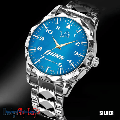 Detroit Lions Luxury Diamond Men Watch Trending 2025