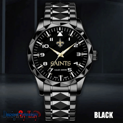 New Orleans Saints Luxury Diamond Men Watch Trending 2025
