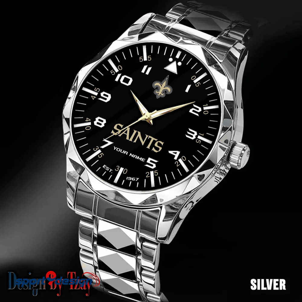 New Orleans Saints Luxury Diamond Men Watch Trending 2025