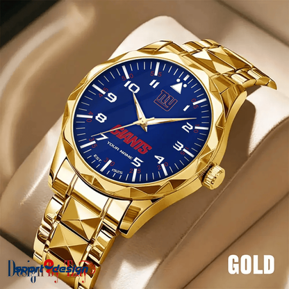 New York Giants Luxury Diamond Men Watch Trending 2025
