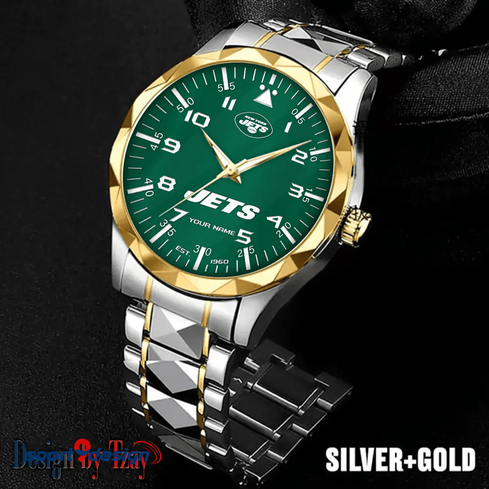 New York Jets Luxury Diamond Men Watch Trending 2025