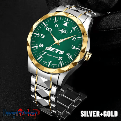New York Jets Luxury Diamond Men Watch Trending 2025