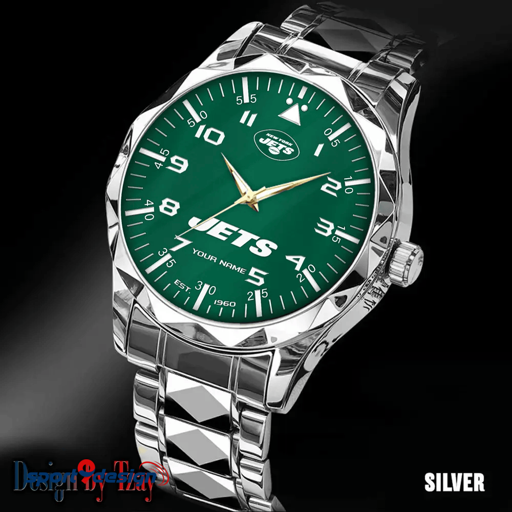 New York Jets Luxury Diamond Men Watch Trending 2025