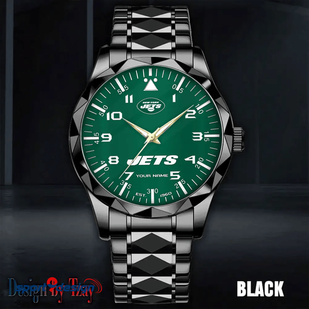 New York Jets Luxury Diamond Men Watch Trending 2025
