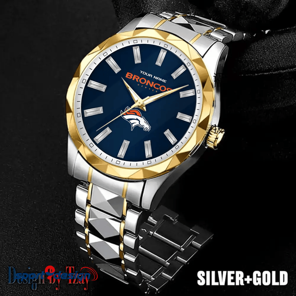 Denver Broncos Luxury Diamond Men Watch Trending 2025