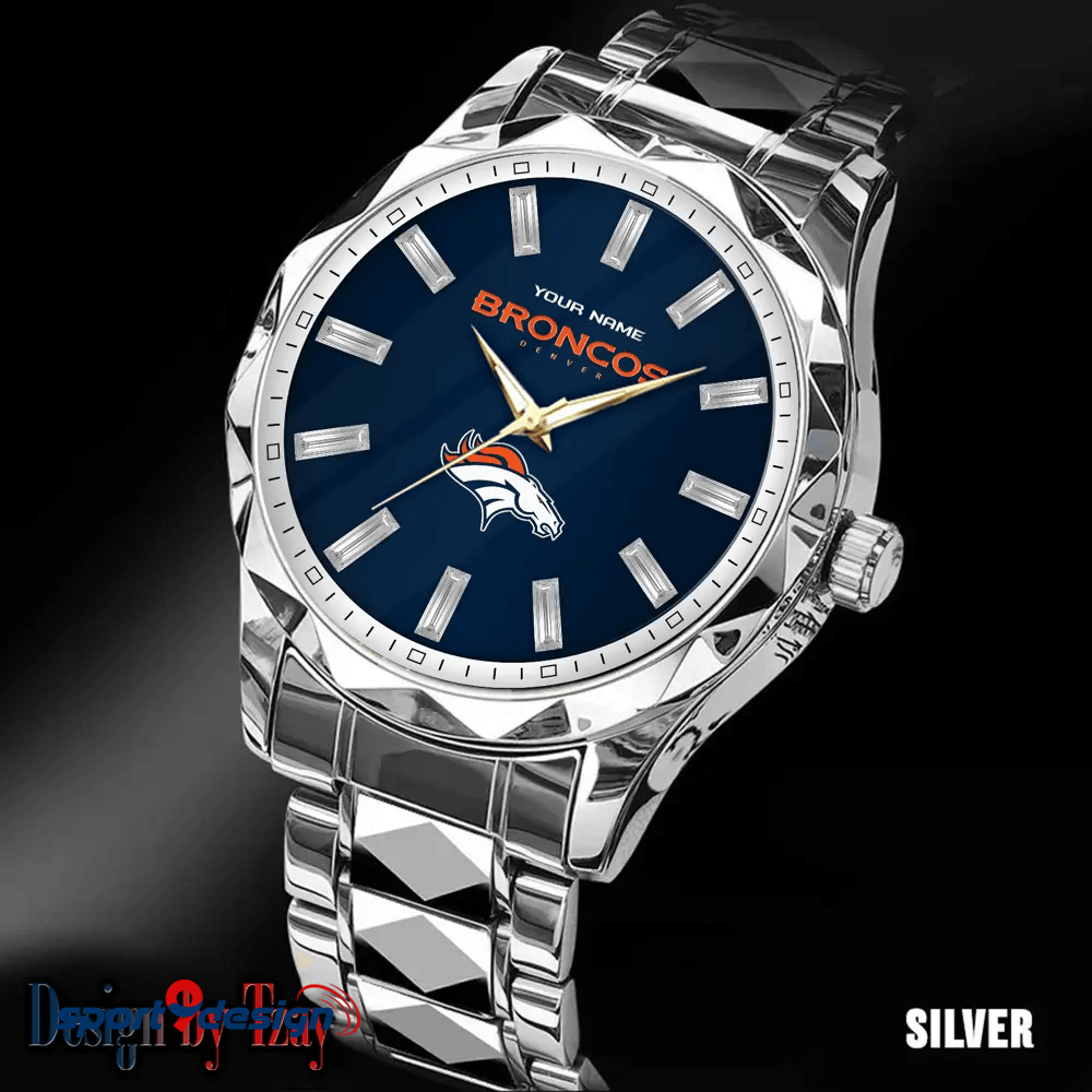 Denver Broncos Luxury Diamond Men Watch Trending 2025